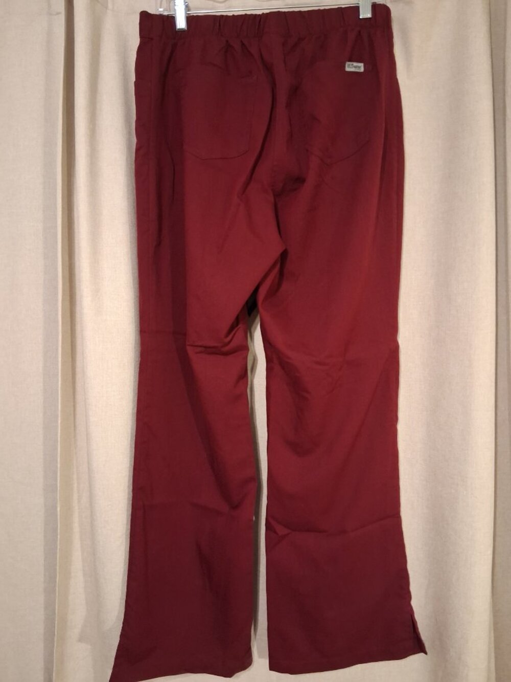 Grey's Anatomy Barco Scrub Pants Womens Medium Burgundy - Picture 2 of 6